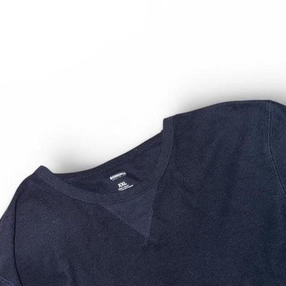 Sonoma-goods-for-life Men's Navy and Blue Shirt